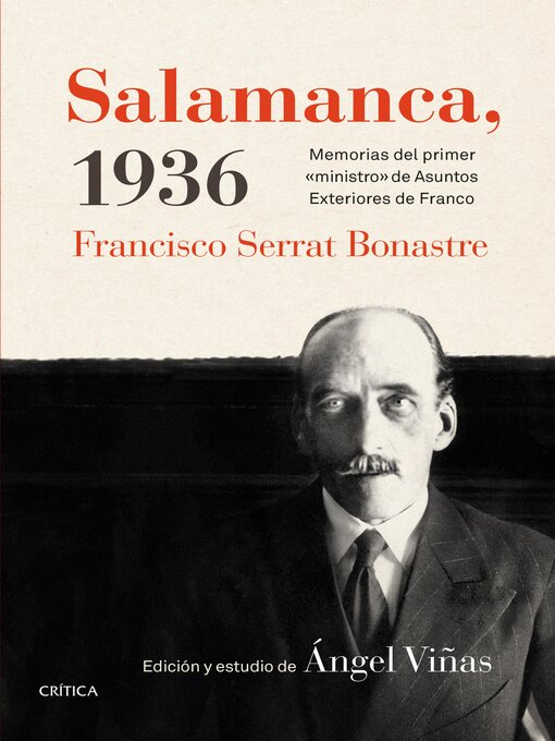 Title details for Salamanca, 1936 by Ángel Viñas - Available
